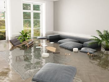 Flood damage in Porter, Texas Trinity Builders & Remodelers